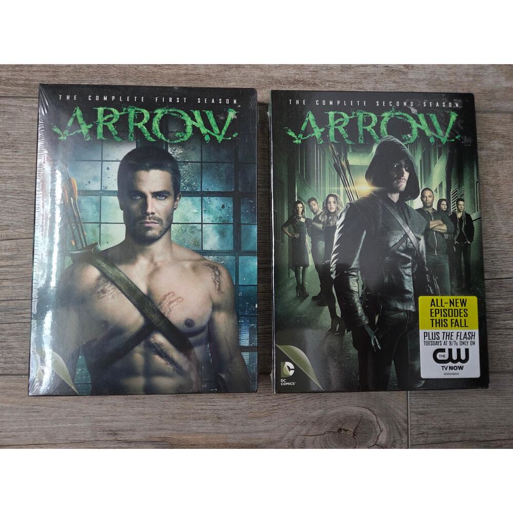 Arrow‎ The Complete Seasons 1 & 2 DVD Set New Sealed DC Comics Warner Bros